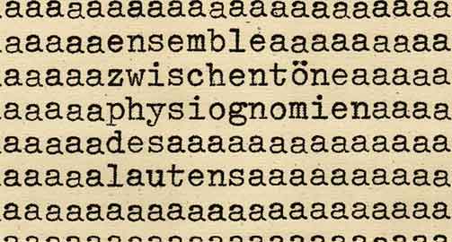 Prospekt: Physiognomien des Lautens